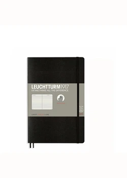 Блокнот Leuchtturm1917 Paperback (B6+), Мягкая обложка, Черный, Линия (358288)