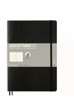 Блокнот Leuchtturm1917 Composition (B5), Мягкая обложка, черный, точка (349298)
