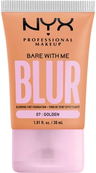 Podkład do twarzy NYX Professional Makeup Bare With Me Blur 07 Golden 30 ml (0800897234331)