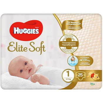 Підгузки Huggies Elite Soft 1 25 шт (5029053564876)