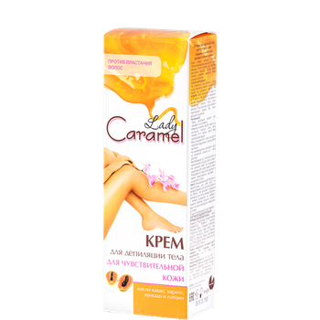 Крем для депіляції Caramel для чутливої шкіри 100 мл (4823015920271)