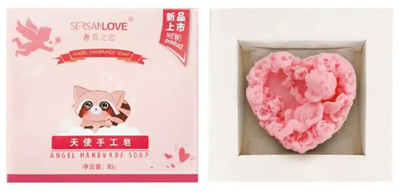 Мило ручної роботи Sersanlove Angel Handmade Soap з екстрактом троянди 85 г (6974009780116)