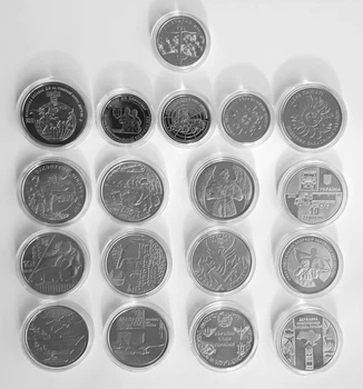 18 монет в капсулах серия Вооруженные Силы Украины (ВСУ) 2018-2023