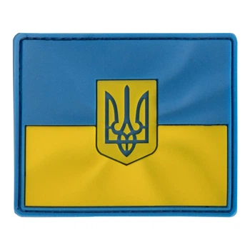 Нашивка PIFI Флаг Украины с гербом рельефный (134246)