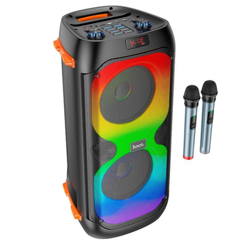 Бездротова колонка HOCO Manhattan dual mic outdoor BS53 з 2 мікрофонами чорна