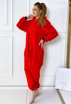 Піжама Кігурумі My Kigu Жіноча Бик Червоний Розмір S 145-155 см (107141)