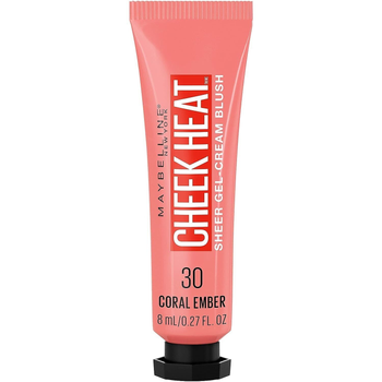 Róże do policzków Maybelline New York Cheek Heat Gel-Cream Blush 30 Coral Ember 10 ml (3600531591335)