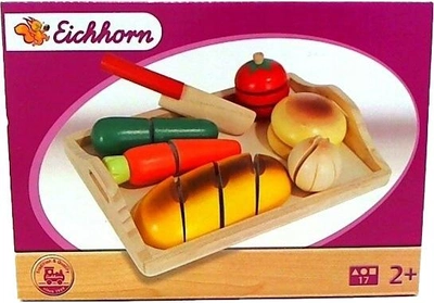 Ігровий набір Eichhorn Дерев'яна дошка для нарізання овочів та випічки (4003046037319)