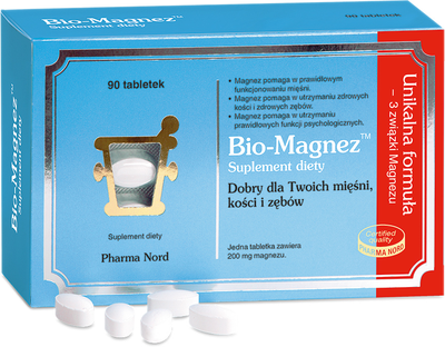 Біологічно активна добавка Pharma Nord Bio-Magnez 90 таблеток (5709976232303)