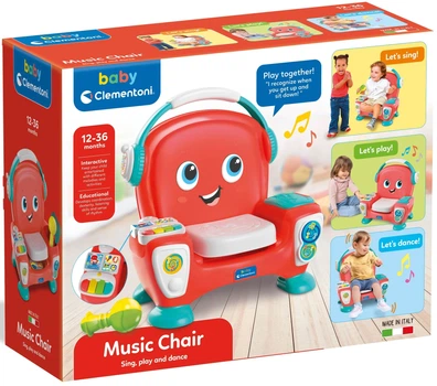 Розвиваючий ігровий центр Clementoni Baby Музичне крісло (8005125177318)