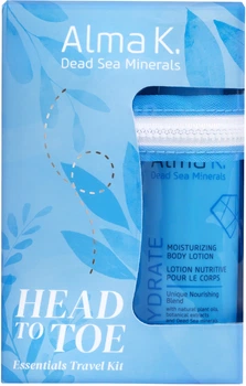 Набор Alma K Head to Toe Essentials Kits Крем для душа 100 мл + Лосьон для тела 100 мл + Шампунь 100 мл + Кондиционер 100 мл (7290117960813/7290117960806)