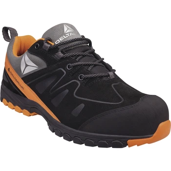 Напівчоботи захисні шкіряні low shoes brooklyn s3 bl/or р.45 Delta Plus