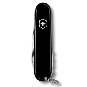 Швейцарский нож Victorinox DELUXE TINKER 91мм/17 функций, черные накладки