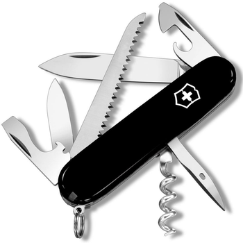 Швейцарский нож Victorinox CAMPER 91мм/13 функций, черные накладки