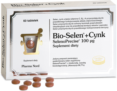 Suplement diety Pharma Nord Bio-Selen + Cynk 60 tabletek (5709976018204)