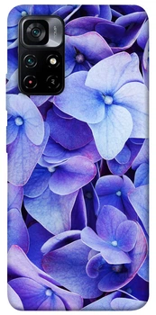 TPU чохол Demsky Гортензія для Xiaomi Poco M4 Pro 5G