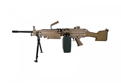 Кулемет A&K M249 Mk2 Dark Earth Plastic Body