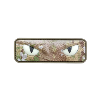 Патч Cat Eyes 3D PVC Multicam