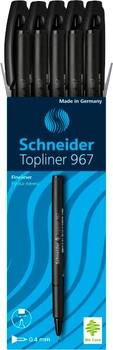 Лайнер Schneider 967 черный 10 шт (S9671)