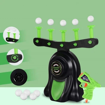 Інтерактивна гра повітряний тир для дітей Чорний Encora Hover Shot Target Game (FG22)