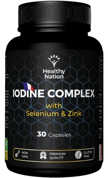 Витамины Йод, Селен, Цинк 350 мг Healthy Nation™