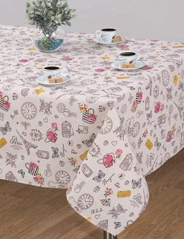Скатерть Ecotton Рогожка 11508-1 Мадам 150х220 (2100023545002)