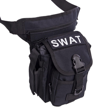 Сумка Tactical 229 Чорний тактична сумка для перенесення речей 7л (TS229-Black)