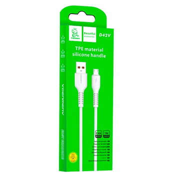 Cable Chargeur Android Denmen 2.4A - Réf.D01V