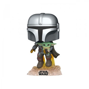 Колекційна фігурка Funko Pop! - Мандалорець, що летить з малюком