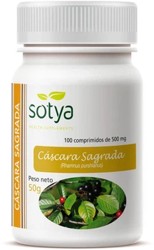 Харчова добавка Sotya Cascara Sagrada 100 таблеток (8427483008170)