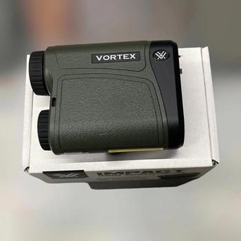Далекомір лазерний Vortex Impact 1000, 6x20, дальність 4.6 - 914 м, режим LOS для стрільби з гвинтівки, кутова компенсація (242751)