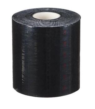 Кінезіо тейп (кінезіологічний тейп) Kinesiology Tape 7.5см х 5м чорний