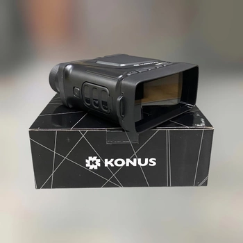 Бінокль нічного бачення KONUS KONUSPY-15, цифровий бінокуляр нічного бачення, зум 1x-5x (244535)