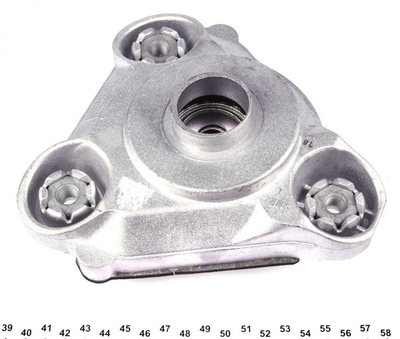 Опора амортизатора Hutchinson 594184 Fiat Ducato; Peugeot Boxer; Citroen Jumper 1345897080, 5038E3