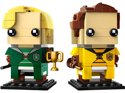 Zestaw klocków LEGO BrickHeadz Draco Malfoy i Cedric Diggory 262 elementy (40617)