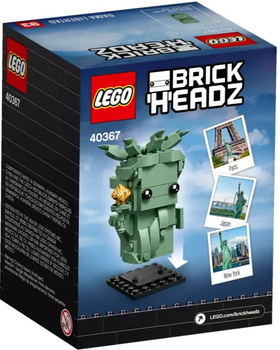 Конструктор LEGO Brick Headz Леді Ліберті 153 деталей (40367) (5702016538946)