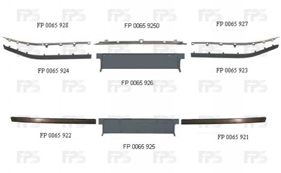 Бампер FPS FP0065923 BMW 5 Series 51118226561