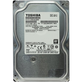 Жорсткий диск Toshiba 3.5 500Gb (DT01ACA050)