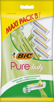 Набір бритв без змінних катриджів BIC Pure 3 Lady 8 шт