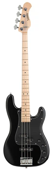 Бас-гитара SADOWSKY MetroLine 21-Fret Hybrid P/J Bass, Ash, 4-String (Solid Black Satin)