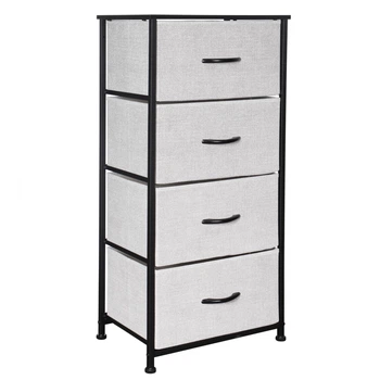 Комод побутовий LUMINARIA PERFECT GRAY 4B (органайзер для зберігання речей та одягу)