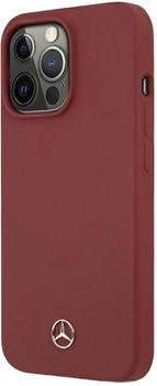 Etui Mercedes Silicone Line do Apple iPhone 13/13 Pro Red (3666339019839)