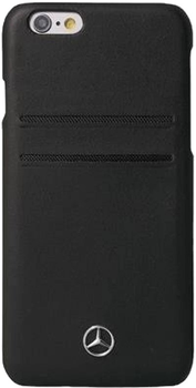 Etui Mercedes Pure Line Leather do Apple iPhone 6 Plus/6S Plus Black (3700740361818)