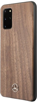 Etui Mercedes Wood Line Walnut do Samsung Galaxy S20 Plus Brown (3700740473634)