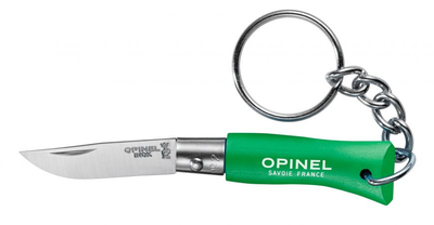 Ніж-брелок Opinel Keychain №2 Inox Зелений