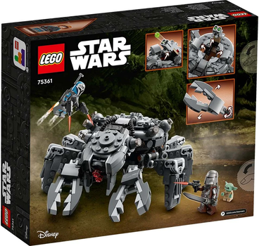Zestaw klocków Lego Star Wars Pajęczy czołg 526 części (75361)