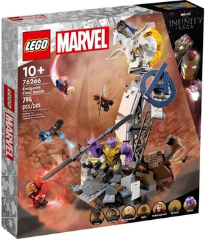 Zestaw klocków LEGO Super Heroes Marvel Koniec gry. Ostateczna bitwa 794 elementy (76266)