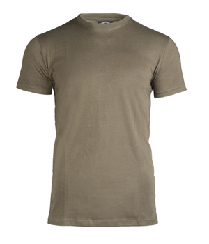 Футболка хлопок Mil-Tec XL мужская летняя футболка Оливковый M-T (11011001-905-XL)