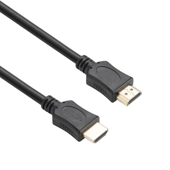 Кабель Prologix HDMI - HDMI V 1.4 (M/M), 0.5 м, 4K, Чорний (PR-HDMI-HDMI-CCS -01-30-05m)