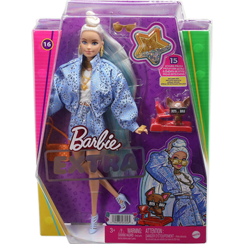 Lalka Barbie Extra with Bandana Blonde (194735072569)